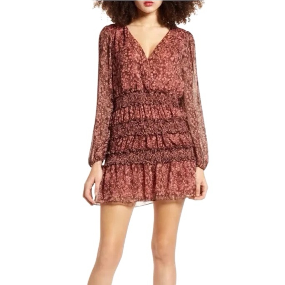 Socialite Floral Sleeve Mini Dress